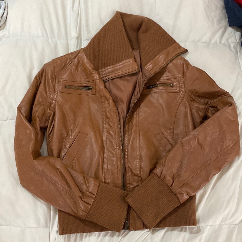 Leather jacket